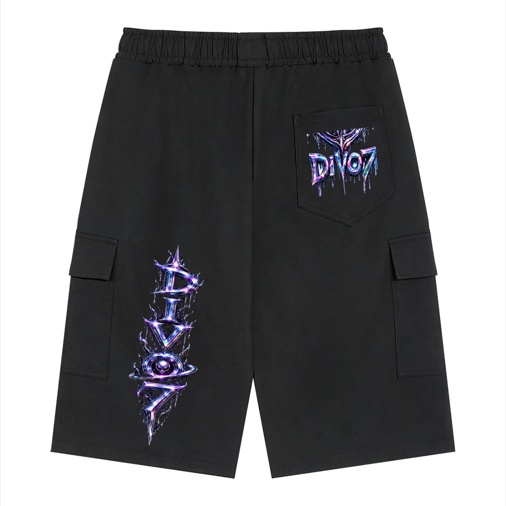 Unisex Drawstring Cargo Shorts
