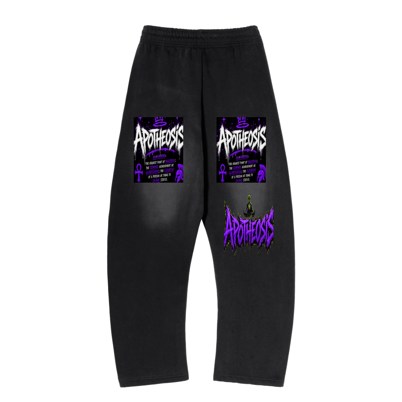 Sunfade Curved Blade Fleece Sweatpants